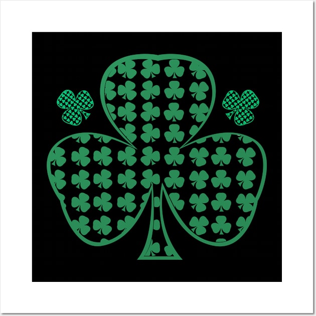 Shamrock Wall Art by AnjPrint